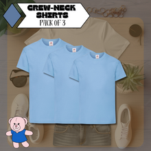 Load image into Gallery viewer, Pack Of 3 PE Kit Sportswear Crewneck School T-Shirts