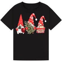 Load image into Gallery viewer, Christmas Lights Gnome T-Shirts for Kids and Adults