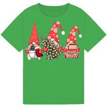 Load image into Gallery viewer, Christmas Lights Gnome T-Shirts for Kids and Adults