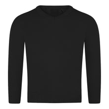 Load image into Gallery viewer, Boys Knitted Jumper Black School Uniform