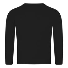 Load image into Gallery viewer, Boys Knitted Jumper Black School Uniform