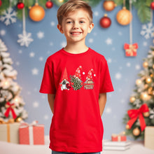 Load image into Gallery viewer, Christmas Lights Gnome T-Shirts for Kids and Adults
