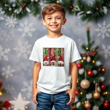 Load image into Gallery viewer, Funny Christmas T-Shirts – Gnomes with Tree & Lights