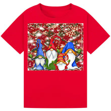 Load image into Gallery viewer, Christmas Tree Gnome T-Shirts – Festive Matching Sets
