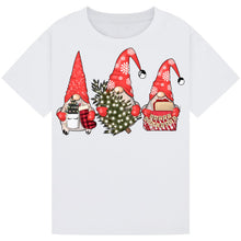 Load image into Gallery viewer, Christmas Lights Gnome T-Shirts for Kids and Adults
