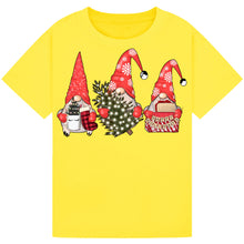 Load image into Gallery viewer, Christmas Lights Gnome T-Shirts for Kids and Adults