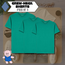 Load image into Gallery viewer, Pack Of 3 PE Kit Sportswear Crewneck School T-Shirts