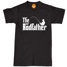 Load image into Gallery viewer, The Rodfather Funny Fishing T-Shirt Fisherman Gift