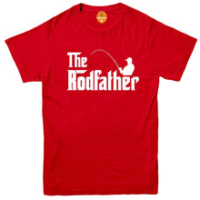 Load image into Gallery viewer, The Rodfather Funny Fishing T-Shirt Fisherman Gift