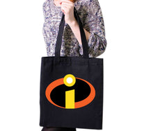 Load image into Gallery viewer, The Incredibles Superhero Disney Pixar Funny Joke Birthday Gift Tote Bag