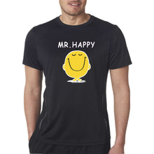 Load image into Gallery viewer, Men's Mr Happy T Shirt Top Funny Sarcastic Grumpy Joke Dad Rude Novelty