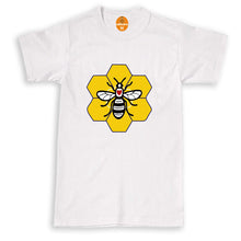 Load image into Gallery viewer, Manchester Bee T-Shirt Tee Printed Yellow Black worker Gift T shirt