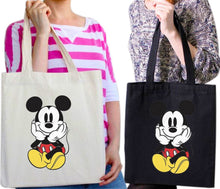 Load image into Gallery viewer, Cute Mickey Mouse Disney Character Tote Bag Reusable Cotton Bags