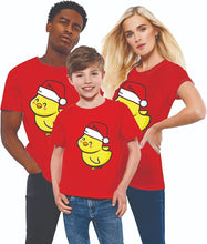 Load image into Gallery viewer, Invading Xmas Kids Cute Santa Hat Chick T Shirts Matching Family Holiday Christmas T Shirts for Men Women