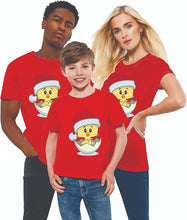 Load image into Gallery viewer, Invading Christmas T Shirts Kids Cute Santa Hat Baby Chick Hatching Boys Girls Matching Family Merry Xmas Holiday Outfits T-Shirt