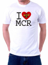 Load image into Gallery viewer, I Love Manchester And Proud MCR BEE Tattoo