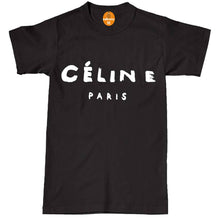 Load image into Gallery viewer, Celine Paris Women Men Party Fashion White Black Unisex T Shirt Top