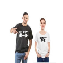 Load image into Gallery viewer, BEAUTY and BEAST COUPLES TSHIRTS