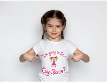 Load image into Gallery viewer, I'm going to be a Big Sister