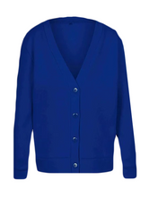 Load image into Gallery viewer, Girls Royal Blue School Cardigan