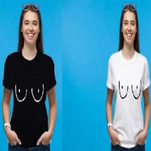 Load image into Gallery viewer, Boobies Funny Women's Top Tee Boobs Titties Joke
