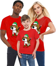 Load image into Gallery viewer, Christmas T Shirts Cute Elf Dog Santa Merry Xmas Outfits T-Shirt Top