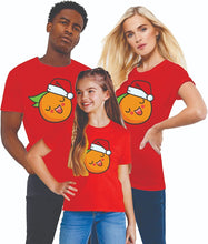 Load image into Gallery viewer, Christmas Vegan t Shirts Kids Matching Family Funny Cute Orange Xmas Outfits T-Shirt