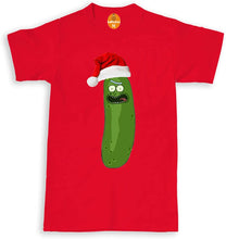 Load image into Gallery viewer, Christmas Xmas T-Shirt, Santa Pickle Festive Adult & Kids Funny Tee Top