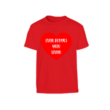 Load image into Gallery viewer, Happy Valentine's Day Cupid Rhymes with Stupid T-Shirt, Tee Top For Men and Women