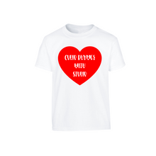 Load image into Gallery viewer, Happy Valentine's Day Cupid Rhymes with Stupid T-Shirt, Tee Top For Men and Women