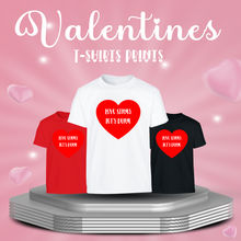Load image into Gallery viewer, Happy Valentine's Day Love Stinks Let's Drink T-Shirt