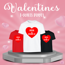 Load image into Gallery viewer, Happy Valentine's Day T-Shirt, Single and Loving It Heart T-Shirt