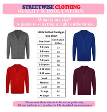 Load image into Gallery viewer, Girls Red School Cardigan