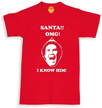 Load image into Gallery viewer, Santa! I Know HIM! T-Shirt - Funny Buddy The Elf Christmas Kids & Mens Gift Top