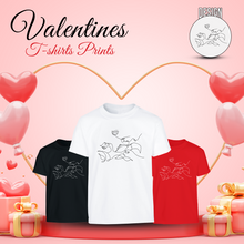 Load image into Gallery viewer, Valentine's Day Love Tshirt, Cute Shirt with Romance, Boyfriend and Girlfriend Love Shirt, Couple Ideas, Matching Love Tshirt
