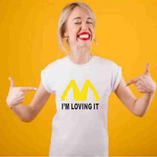 Load image into Gallery viewer, McDonald's T Shirt I m Loving It