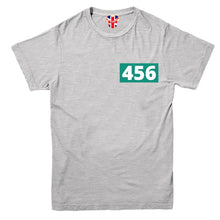 Load image into Gallery viewer, Squid Game Player Number Patch T-Shirt Inspired Pocket Logo Halloween 456