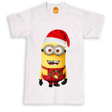 Load image into Gallery viewer, Christmas Minions T-shirt Funny Secret Santa Xmas