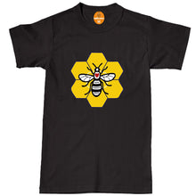 Load image into Gallery viewer, Manchester Bee T-Shirt Tee Printed Yellow Black worker Gift T shirt