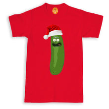 Load image into Gallery viewer, Pickle Santa Christmas T-Shirt