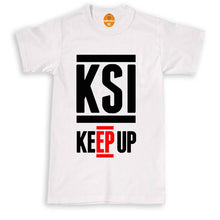 Load image into Gallery viewer, KSI Keep Up T-Shirt Sidemen YouTube Kids Adults Army FIFA Gaming Vlog Cool Gift
