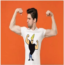 Load image into Gallery viewer, Johnny Bravo T SHIRT heavyweight Keep Calm Gym Training cool SWAG Protein