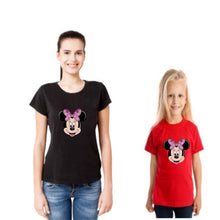 Load image into Gallery viewer, Minnie Mouse Cartoon Crewneck T-shirt