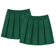 Load image into Gallery viewer, Pack Of 2 Girls Kids Young Box Pleated School Uniform Skirts
