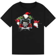 Load image into Gallery viewer, Funny Christmas Gnomes T-Shirt with Christmas Tree Design
