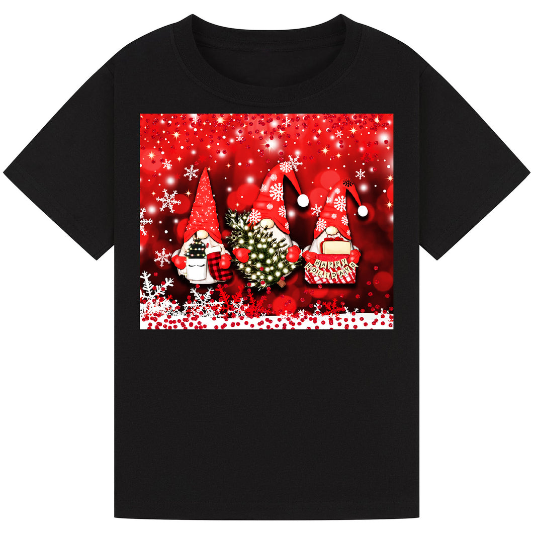 Holiday Matching Family Christmas Gnome T-Shirts