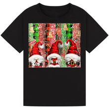 Load image into Gallery viewer, Funny Christmas T-Shirts – Gnomes with Tree &amp; Lights
