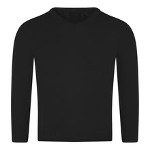 Load image into Gallery viewer, Boys Knitted Jumper Black School Uniform
