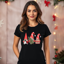 Load image into Gallery viewer, Christmas Lights Gnome T-Shirts for Kids and Adults
