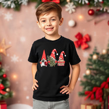Load image into Gallery viewer, Christmas Lights Gnome T-Shirts for Kids and Adults
